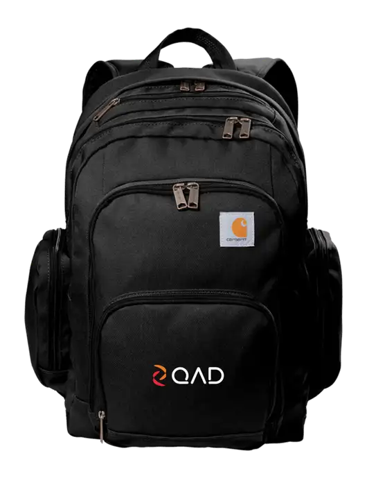 Carhartt Black Foundry Series Pro Backpack w/QAD Logo