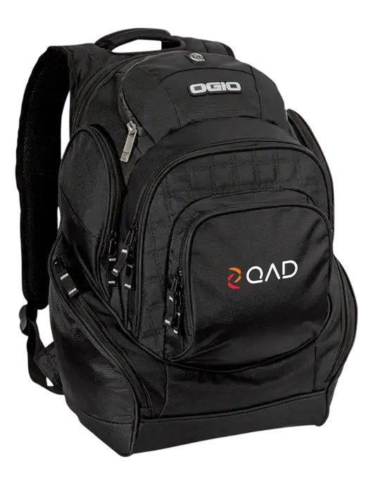 OGIO Black Mastermind Pack w/QAD Logo