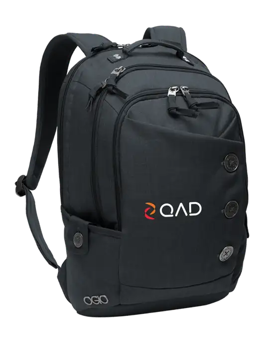 OGIO Storm Grey Ladies Melrose Pack w/QAD Logo