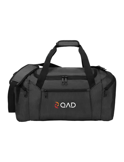 Slim & Lite Dark Grey Duffel    w/QAD Logo