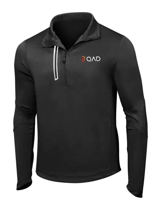 OGIO Blacktop Endurance Fulcrum 1/4 Zip w/QAD Logo