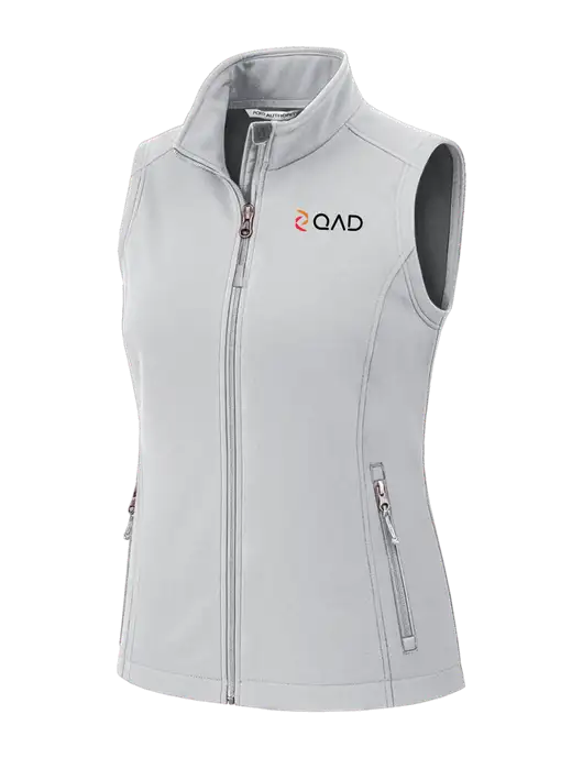 Marshmellow Womens Core Soft Shell Vest w/QAD Logo